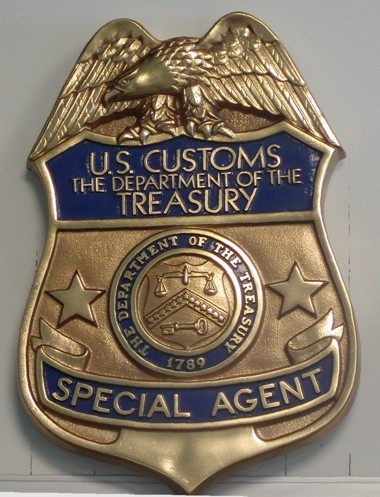 Department of Treasury / U.S. Customs Special Agent Badge Seal